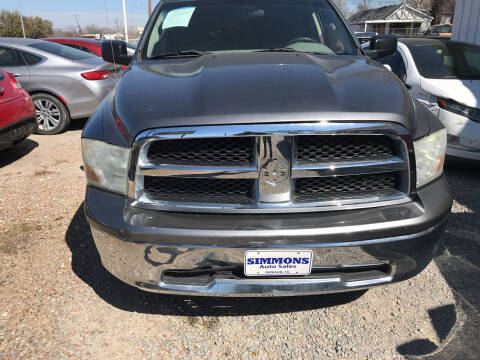 2010 Dodge Ram 1500 for sale at Simmons Auto Sales in Denison TX