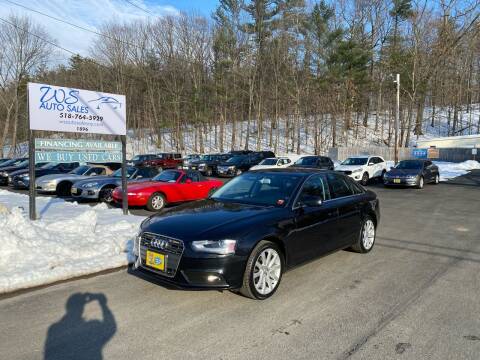 2013 Audi A4 for sale at WS Auto Sales in Castleton On Hudson NY