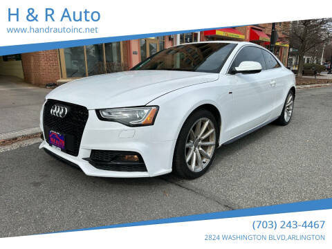2017 Audi A5 for sale at H & R Auto in Arlington VA