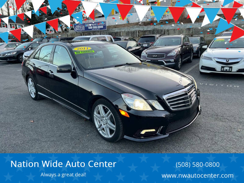 2011 Mercedes-Benz E-Class for sale at Nation Wide Auto Center in Brockton MA