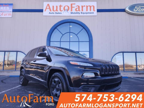 2014 Jeep Cherokee for sale at AUTOFARM DALEVILLE in Daleville IN