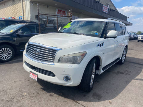 2014 Infiniti QX80 for sale at Six Brothers Mega Lot in Youngstown OH