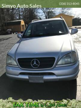 2000 Mercedes-Benz M-Class for sale at Simyo Auto Sales in Thomasville NC