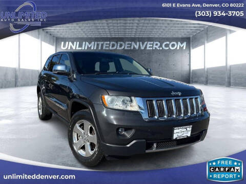 2011 Jeep Grand Cherokee for sale at Unlimited Auto Sales in Denver CO