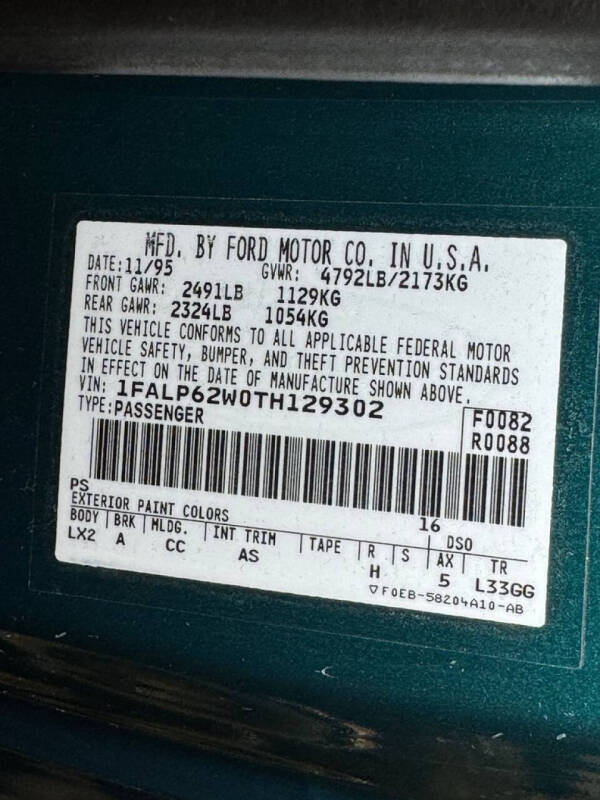 1996 Ford Thunderbird LX