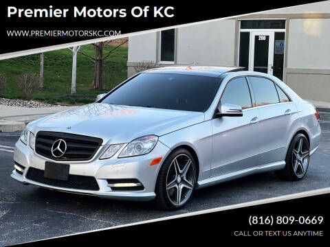 2013 Mercedes-Benz E-Class for sale at Premier Motors of KC in Kansas City MO