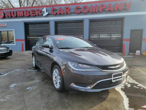 2015 Chrysler 200 for sale at NUMBER 1 CAR COMPANY in Detroit MI