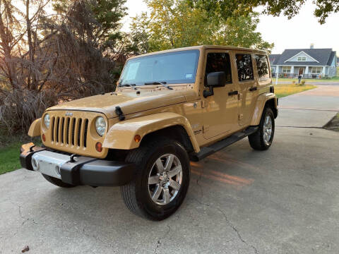 2013 Jeep Wrangler Unlimited for sale at Texas Vehicle Brokers LLC - Jeeps in Sherman TX