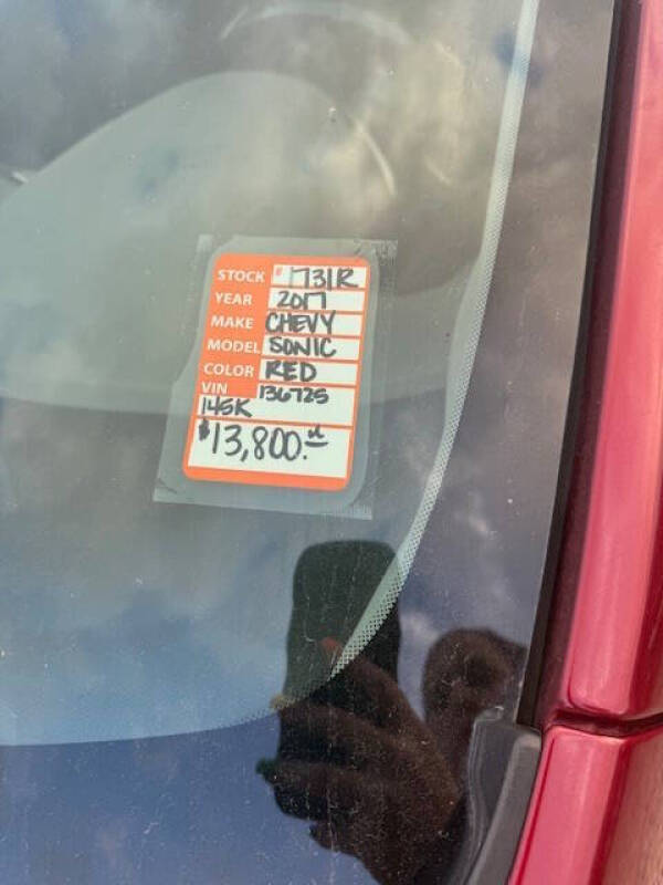 2017 Chevrolet Sonic LT Auto