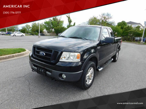 2007 Ford F-150 for sale at AMERICAR INC in Laurel MD