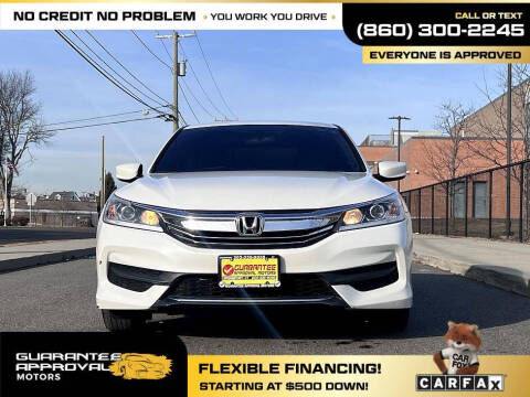 2017 Honda Accord for sale at Guarantee Approval Motors in Bridgeport CT