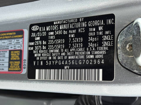 2020 Kia Sorento S V6