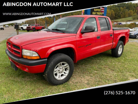 2001 Dodge Dakota for sale at ABINGDON AUTOMART LLC in Abingdon VA