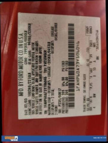 2003 Ford Thunderbird