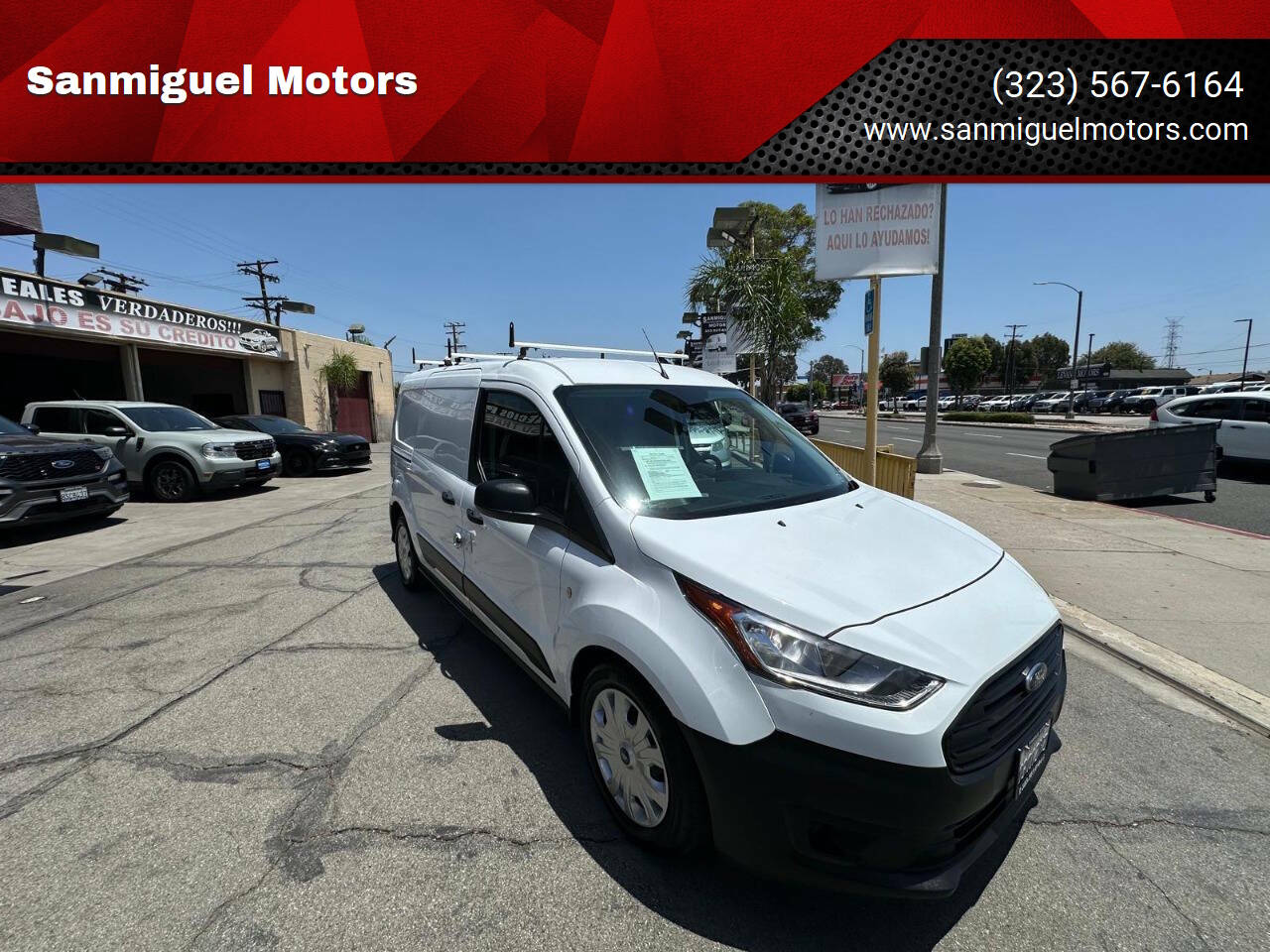 White 2019 Ford Transit Connect XL XL 4dr LWB Cargo Mini-Van w/Rear Cargo Doors 1