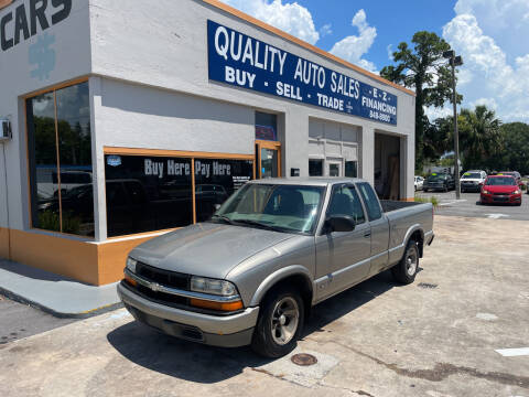 1999 Chevrolet S-10 for sale at QUALITY AUTO SALES OF FLORIDA in New Port Richey FL