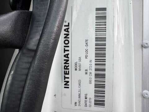 2020 International MV607