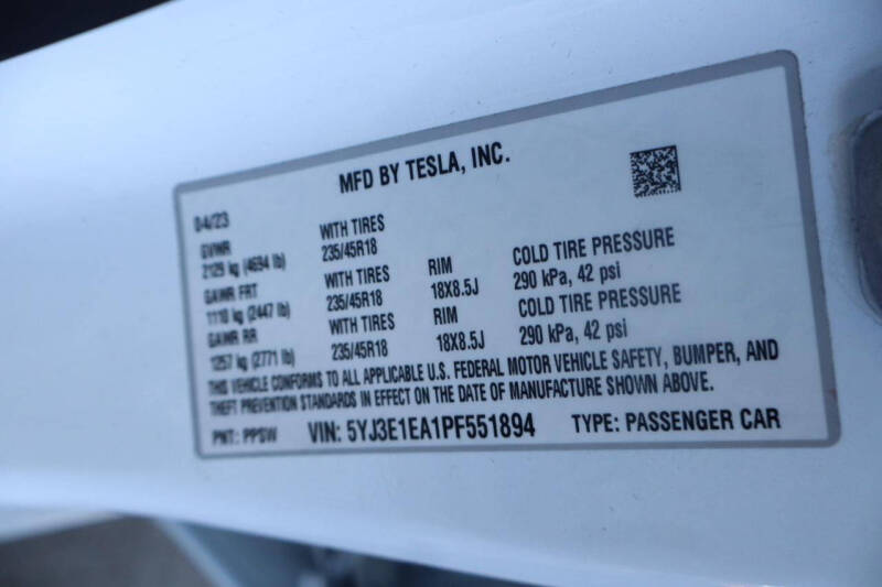 2023 Tesla Model 3