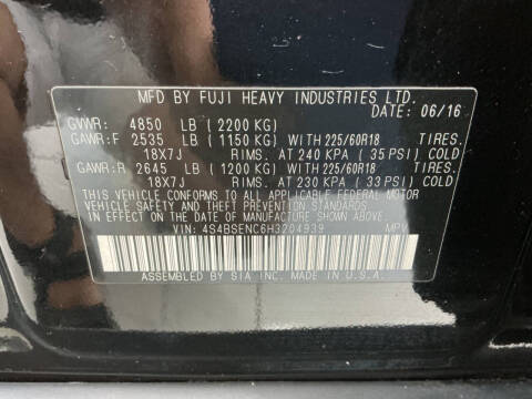 2017 Subaru Outback 3.6R Limited