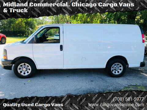2013 Chevrolet Express Cargo for sale at Midland Commercial. Chicago Cargo Vans & Truck in Bridgeview IL