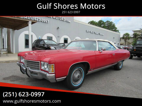 1971 Chevrolet Impala for sale at Gulf Shores Motors in Gulf Shores AL