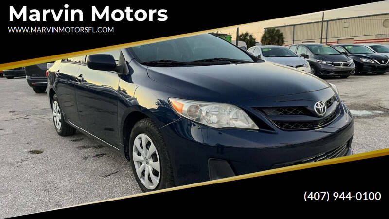 2012 Toyota Corolla for sale at Marvin Motors in Kissimmee FL