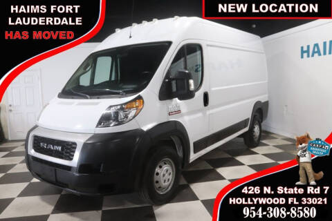 2019 RAM ProMaster for sale at Haims Motors Miami in Miami Gardens FL