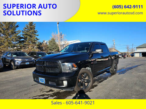 2018 RAM 1500 for sale at SUPERIOR AUTO SOLUTIONS in Spearfish SD