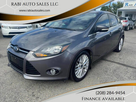 2014 Ford Focus for sale at RABI AUTO SALES LLC in Garden City ID