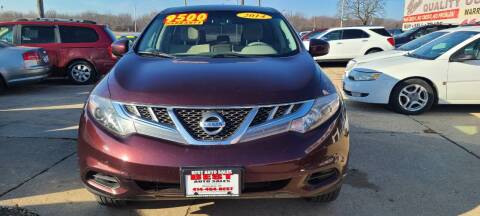 2014 Nissan Murano for sale at Best Auto & tires inc in Milwaukee WI