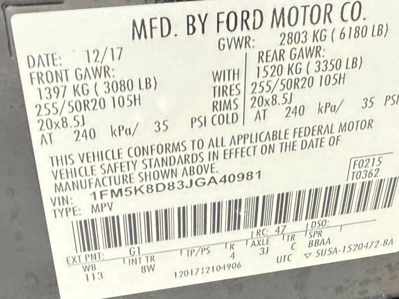 2018 Ford Explorer XLT