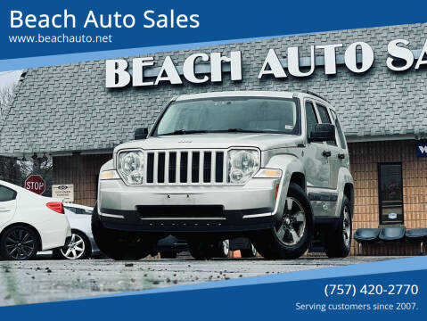 2008 Jeep Liberty for sale at Beach Auto Sales in Virginia Beach VA