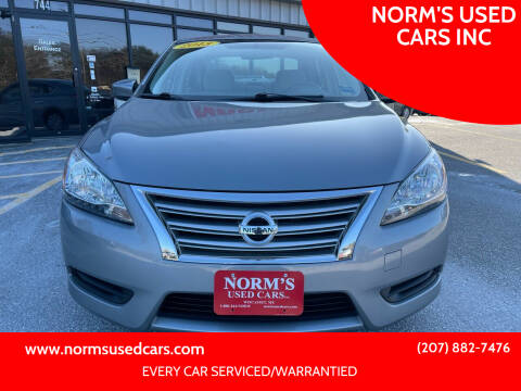 2013 Nissan Sentra for sale at NORM'S USED CARS INC in Wiscasset ME