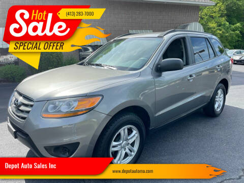 2011 Hyundai Santa Fe for sale at Depot Auto Sales Inc in Palmer MA