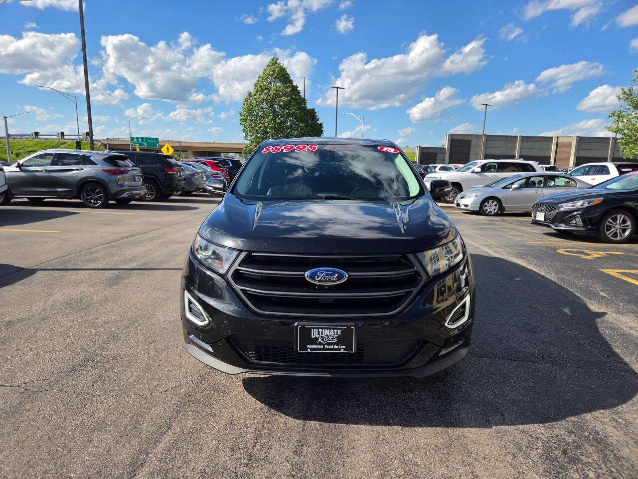 Black 2015 Ford Edge Sport AWD Sport 4dr Crossover 2