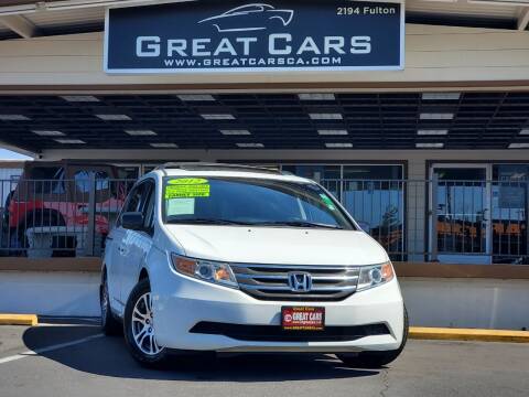 2012 Honda Odyssey for sale at Great Cars in Sacramento CA