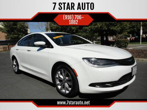 2015 Chrysler 200 for sale at 7 STAR AUTO in Sacramento CA