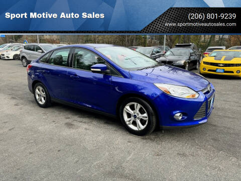 2013 Ford Focus for sale at Sport Motive Auto Sales in Seattle WA