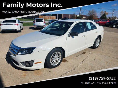 2012 Ford Fusion for sale at Family Motors Inc. in West Burlington IA