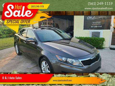2012 Kia Optima for sale at O & J Auto Sales in Royal Palm Beach FL