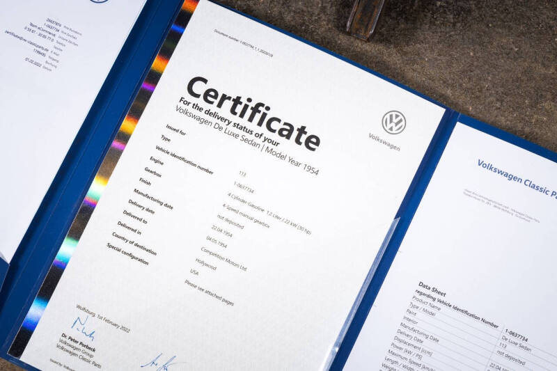 1954 Volkswagen Beetle