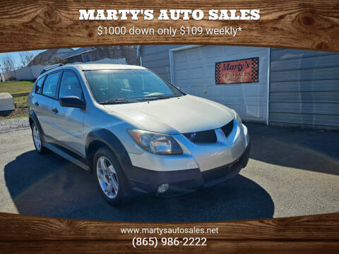 2006 Pontiac Vibe for sale at Marty's Auto Sales in Lenoir City TN