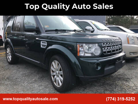 2013 Land Rover LR4 for sale at Top Quality Auto Sales in Westport MA