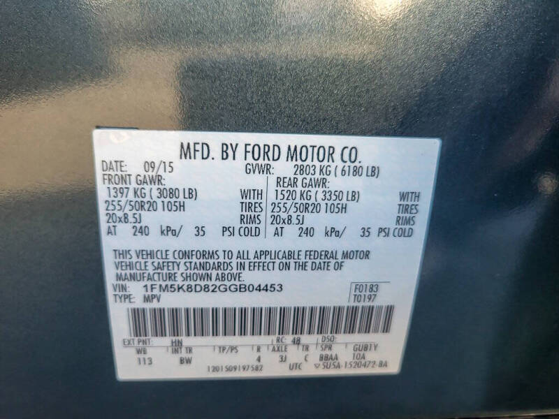 2016 Ford Explorer XLT