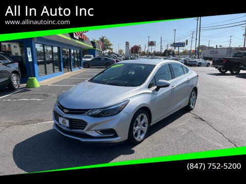 2018 Chevrolet Cruze for sale at All In Auto Inc in Palatine IL