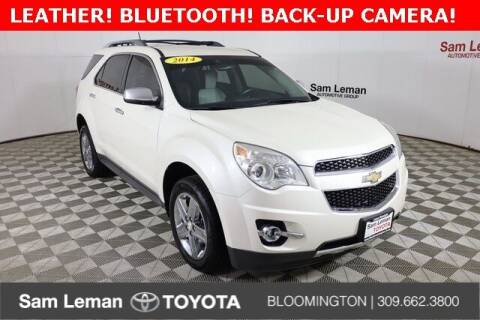 2014 Chevrolet Equinox for sale at Sam Leman Toyota Bloomington in Bloomington IL