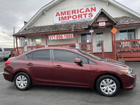 2012 Honda Civic for sale at American Imports INC in Indianapolis IN