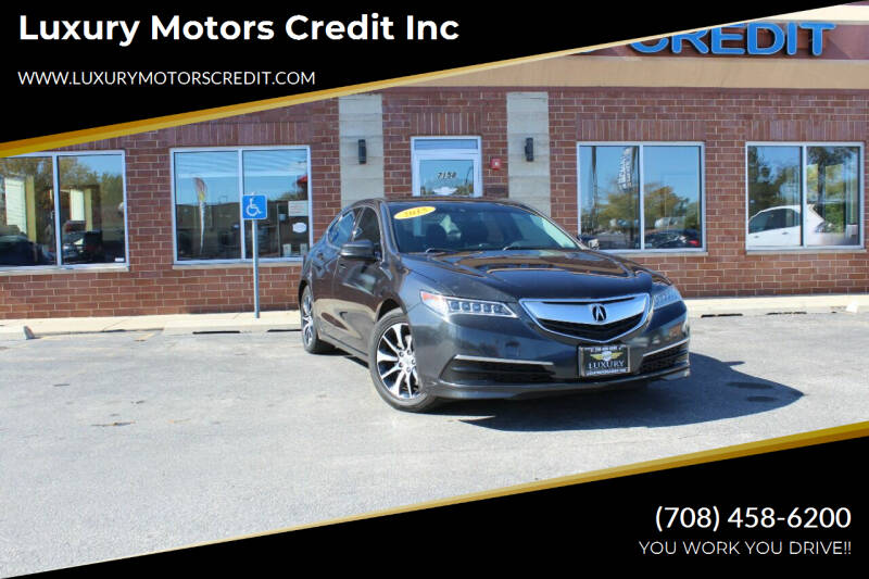 2015 Acura TLX for sale at Luxury Motors Credit Inc in Bridgeview IL