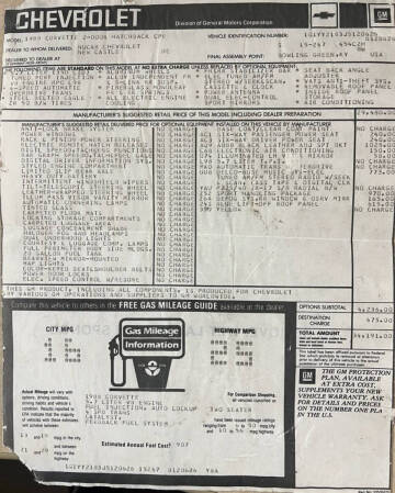 1988 Chevrolet Corvette