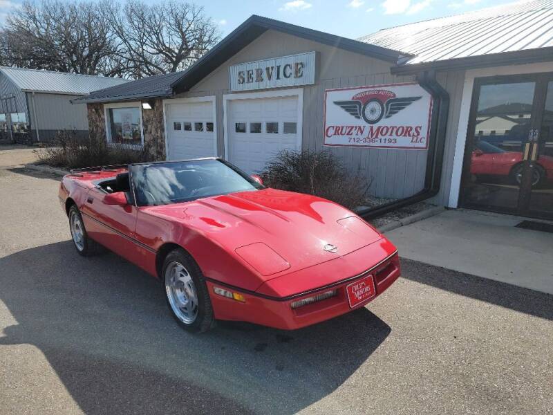1990 Chevrolet Corvette for sale at CRUZ'N CLASSICS LLC - Classics in Spirit Lake IA